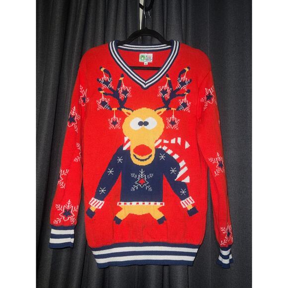 Ugly Christmas Sweater Xmas Size Medium - Picture 1 of 3